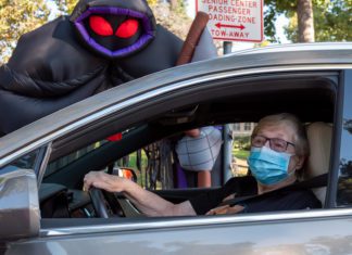 South Pasadena Seniors Celebrate Spooky Times with Drive-Thru Halloween