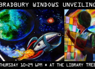 Ray Bradbury | First Lighting of Windows at the Library THURSDAY at 6:00 PM