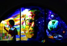 Ray Bradbury Stained Glass Tribute | Unique Installation Unveiled at South Pasadena Public Library