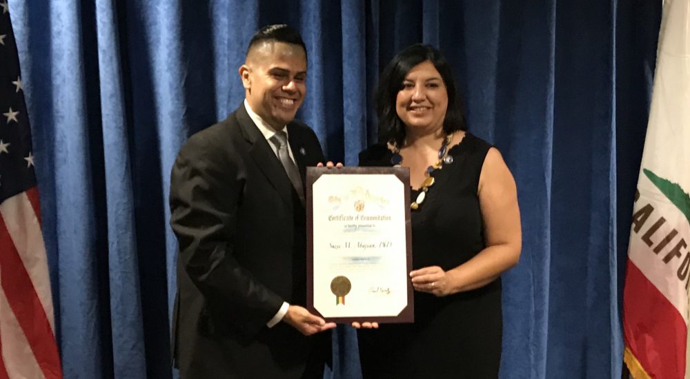 south-pasadena-news-10-30-17-Dr-Suzie-Abajian-awarded-Democrat-of-the-Year-02 | The South Pasadenan | South Pasadena News