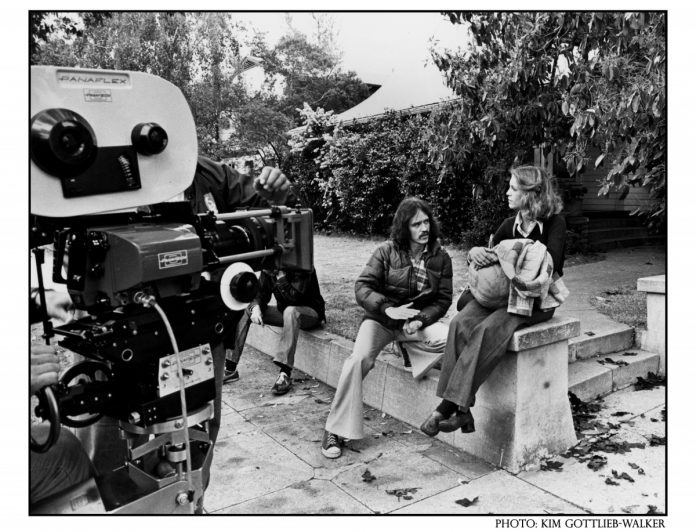 PHOTO: Kim Gottlieb-Walker | SouthPasadenan.com | John Carpenter and the soon-to-be-famous Jamie Lee Curtis on the steps of the “Strode House” across from the Library in March 1978—photo courtesy of Kim Gottlieb Walker from her book ‘On Set with John Carpenter: The Photographs of Kim Gottlieb-Walker’ available for checkout from the Library. Malek Akkad, owner of the Halloween Franchise has said, "Kim’s work possesses the rare quality that far exceeds the expectations of a typical film unit still photographer. She captures a moment in time that lets the viewer become a part of the collaboration, camaraderie, and fun that is inherent on the film sets on which she has worked. Her pictures are a fascinating glimpse at the other side of the action, and tell a deeper story for fans of these great films to appreciate