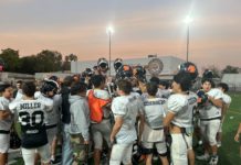 SPHS FOOTBALL PLAYOFFS | South Pasadena Tigers Face Patriot High School Friday Nov 8 PHOTO: Bill Glazier | South Pasadenan News | Patriot High School in Jurupa Valley will take on South Pasadena Friday night in a first round CIF football game. The Tigers are coming off a 28-10 victory over La Cañada last Friday to win their first Rio Hondo League championship in five decades.