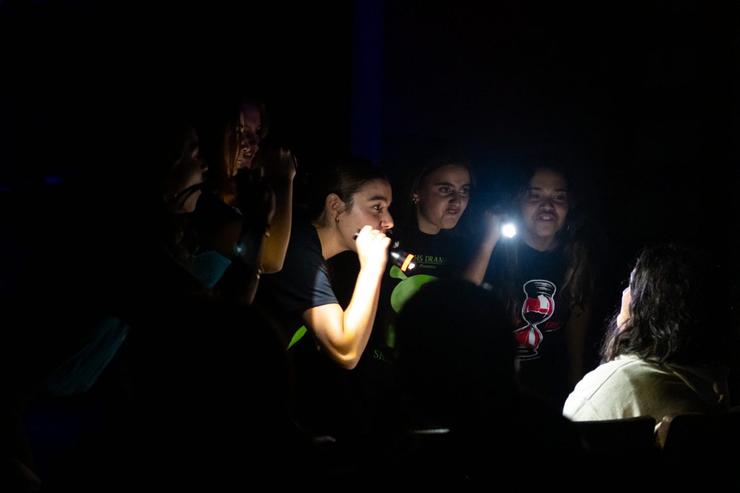 | The South Pasadenan | South Pasadena News PHOTO: Emiko Essmiller | South Pasadenan News | The cast of "30 Neo-Futurist Plays from Too Much Light Makes the Baby Go Blind (30 Plays in 60 Minutes)” by Greg Allen at South Pasadena High School.