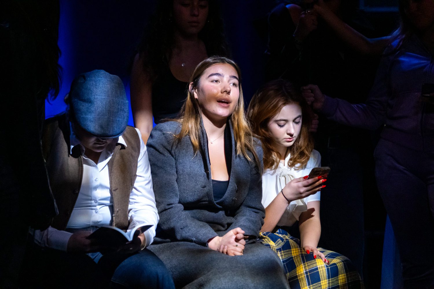 | The South Pasadenan | South Pasadena News PHOTO: Emiko Essmiller | South Pasadenan News | The Cast of "Gone Missing" by The Civilians at South Pasadena High School.