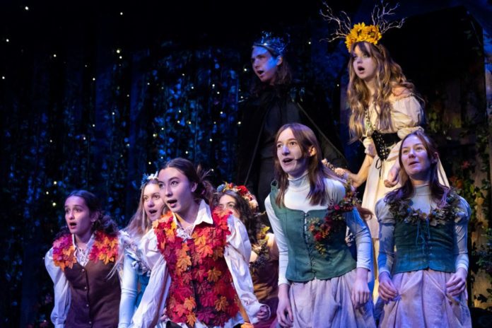 PHOTO: Emiko Esmiller | South Pasadenan News | The cast of Midsummer Night's Dream at South Pasadena High School.