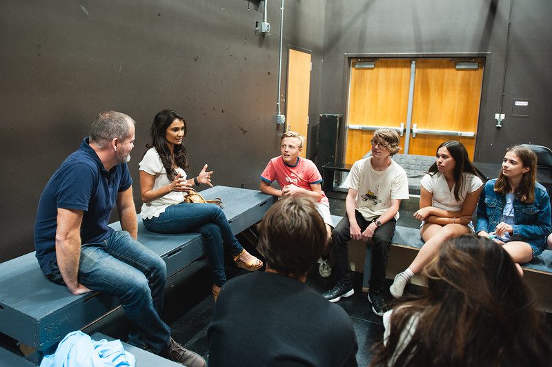 south-pasadena-news-11-11-19-Broadway-Actress-Anjali-Bhimani-visits-Cast-of-Metamorphoses-06 | The South Pasadenan | South Pasadena News