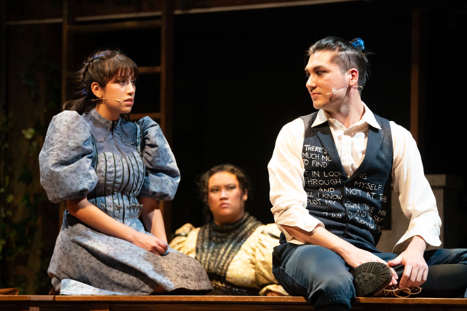 | The South Pasadenan | South Pasadena News PHOTO: Jenny Graham | The South Pasadenan | Mia Sempertegui as Wendla Bergmann (left) and Thomas Winter as Melchior Gabor (right) in Spring Awakening at East West Players.