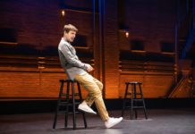 PHOTO: Matthew Murphy | The South Pasadenan | Alex Edelman in "Just For Us" at Mark Taper Forum through November 26, 2023.