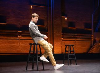 PHOTO: Matthew Murphy | The South Pasadenan | Alex Edelman in "Just For Us" at Mark Taper Forum through November 26, 2023.