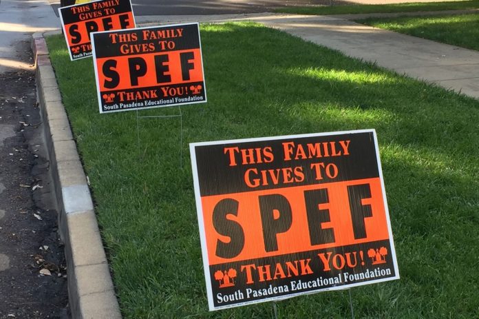 south-pasadena-news-11-13-2018-spef-donors-thanked-signs-pop-up-around-south-pasadena-01