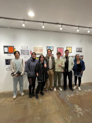 PHOTO: Andrew Bernstein | The South Pasadenan | Art exhibitors at the 2023 PTSA Reflections exhibit at SPARC Gallery.
