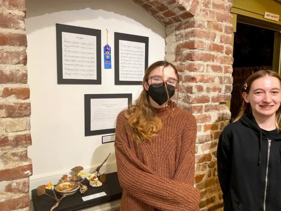 PHOTO: Alisa Hayashida | The South Pasadenan | Composer Noel English received the Award of Excellence in the Music Composition category at the 2023 PTSA Reflections exhibit at SPARC Gallery.