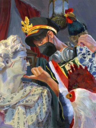 "Flirting with Art" Claire Yee 1st place Visual Arts
