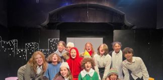 PHOTO: provided by YST | The South Pasadenan | The cast of Elf Jr. at Young Stars Theatre.