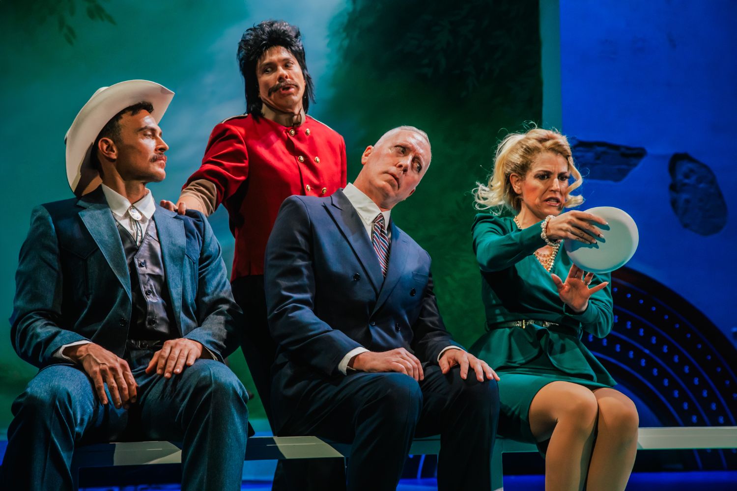 | The South Pasadenan | South Pasadena News PHOTO: Jeff Lorch | The South Pasadenan News | Cheyenne Jackson, George Salazar, Michael McDonald and Nicole Parker in La Cage aux Folles at Pasadena Playhouse.