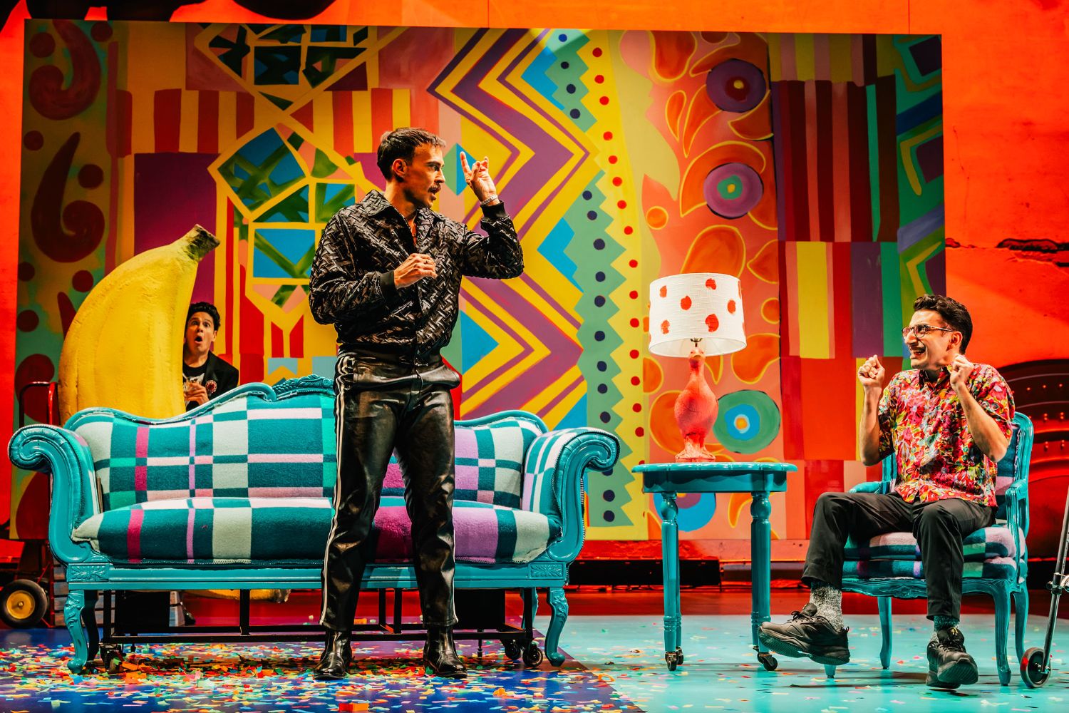 | The South Pasadenan | South Pasadena News PHOTO: Jeff Lorch | The South Pasadenan News | George Salazar, Cheyenne Jackson and Ryan Haddad in La Cage aux Folles at Pasadena Playhouse.