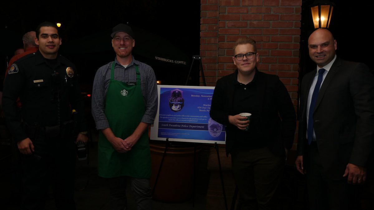 south-pasadena-news-11-30-2018-coffee-with-a-cop-socializing-with-the-south-pasadena-police-department-01 | The South Pasadenan | South Pasadena News