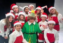 PHOTO: Emily-Mae Kamp | The South Pasadenan | The cast of Elf Jr. at Young Stars Theatre in South Pasadena.