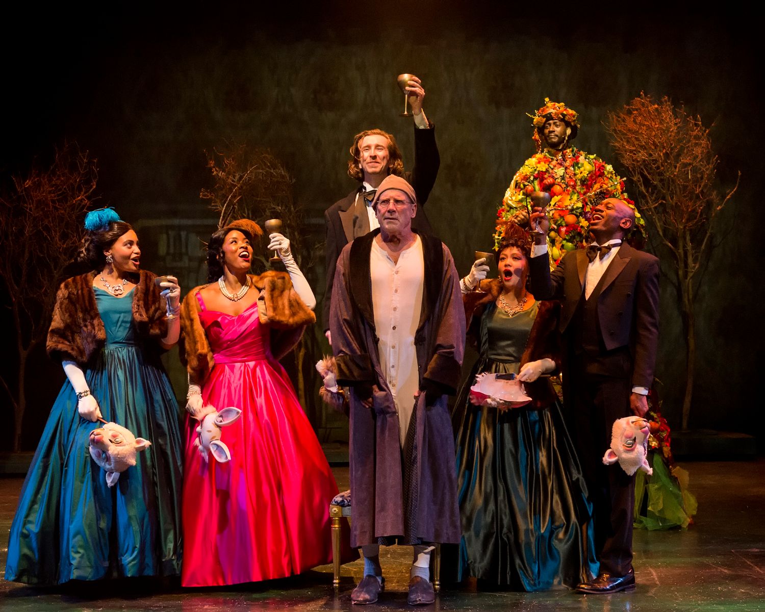 | The South Pasadenan | South Pasadena News PHOTO: Craig Schwartz | The South Pasadenan | Geoff Elliot as Ebenezer Scrooge and the cast of A Christmas Carol at A Noise Within.