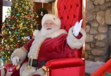 PHOTO: Alisa Hayashida | The South Pasadenan | Santa Clause visits South Pasadena for the city's annual Breakfast with Santa on December 9, 2023.