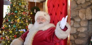PHOTO: Alisa Hayashida | The South Pasadenan | Santa Clause visits South Pasadena for the city's annual Breakfast with Santa on December 9, 2023.