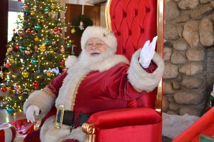 PHOTO: Alisa Hayashida | The South Pasadenan | Santa Clause visits South Pasadena for the city's annual Breakfast with Santa on December 9, 2023.