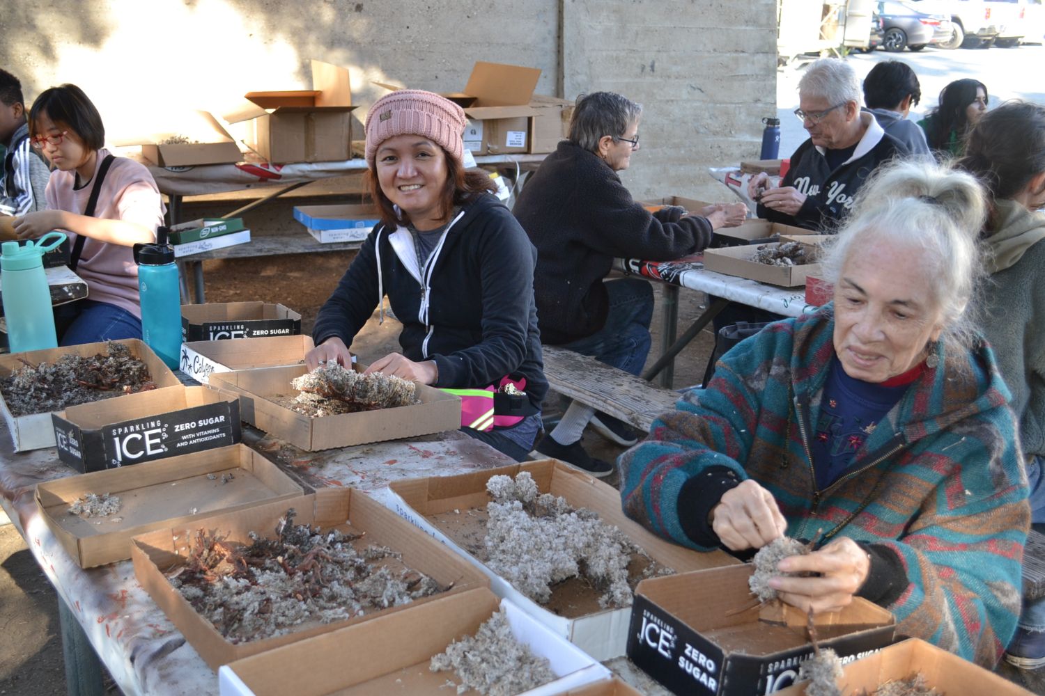 | The South Pasadenan | South Pasadena News PHOTO: Alisa Hayashida | The South Pasadenan | Volunteers working on the South Pasadena Rose Parade Float, Boogie Fever, for the 2024 Rose Parade that will be held January 1, 2024.