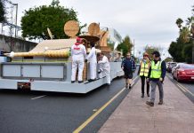 Rose Parade Float Goes on Another Test Drive | Working out Kinks Before New Year’s
