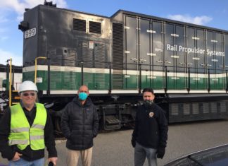 Transition to Electric Power for Locomotive Trains | Councilmember Cacciotti Takes Part in History