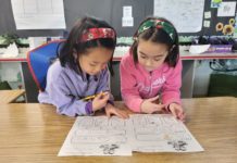 PHOTO: provided by SPUSD | The South Pasadenan | SPUSD elementary students in language class.