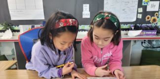 PHOTO: provided by SPUSD | The South Pasadenan | SPUSD elementary students in language class.