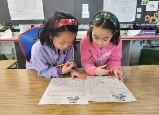 South Pasadena Unified Offers Mandarin and Spanish Programs for Elementary Students PHOTO: provided by SPUSD | The South Pasadenan | SPUSD elementary students in language class.