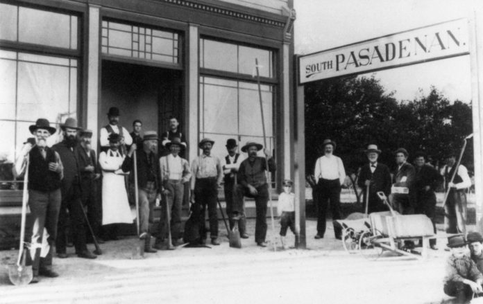 PHOTO: South Pasadena Public Library | SouthPasadenan.com News | The South Pasadenan – Many of the trees South Pasadena Streets have to day were planted by this effort.