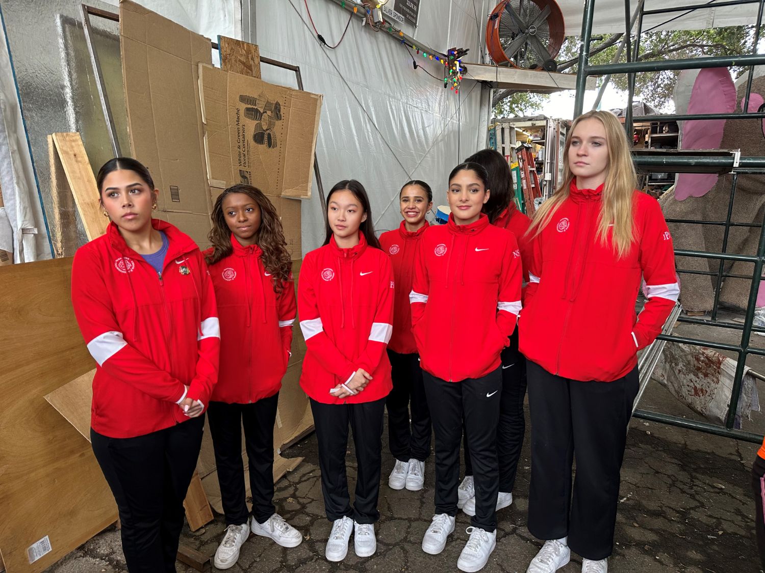 south-pasadena-news-12-27-2023-rose-court-08 | The South Pasadenan | South Pasadena News PHOTO: Bill Glazier | The South Pasadenan | The 2024 Rose Court listens intently hearing about how a team of all volunteers builds and decorates South Pasadena’s float each year.