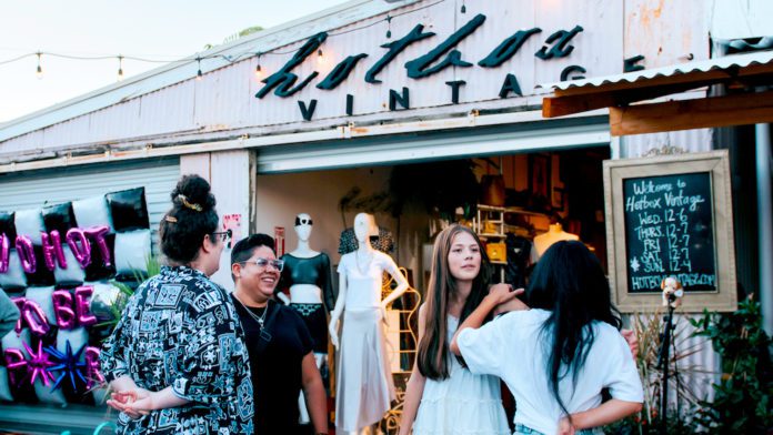 PHOTO: Hotbox Vintage on Mission Street 'in the back warehouse' | South Pasadena News | ARTS CRAWL SATURDAY "How Bizarre, How Bazaar" Shopping event