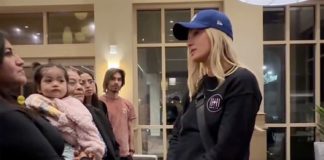 PHOTO: 11:11Media | The South Pasadenan | 11:11 Media Impact is a nonprofit organization founded by Paris Hilton: x.com @ParisHilton | Jan. 16, 2025 "Meeting families displaced by the LA fires was such an emotional experience 🥹 Through my nonprofit, 11:11 Media Impact, we’ve placed dozens of families in hotels for longer-term stays."