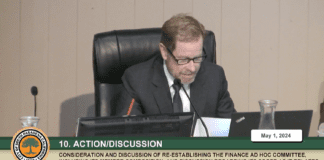 South Pasadena City Council Meeting March 1st, 2024. Jon Primuth makes an apology for previous comments made about Finance Commissioner Sheila Rossi and the work she brought to light.