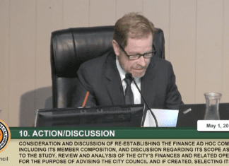 South Pasadena City Council Meeting March 1st, 2024. Jon Primuth makes an apology for previous comments made about Finance Commissioner Sheila Rossi and the work she brought to light.