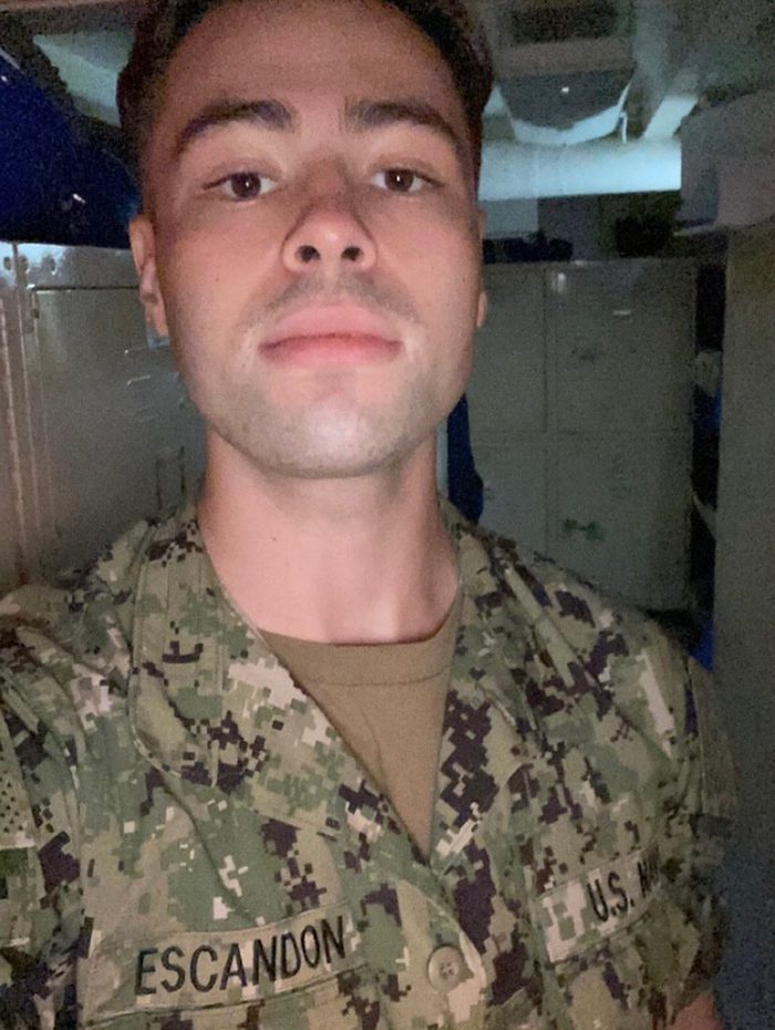 PHOTO: Provided by Norma Villar, Mother of Navy Sailor Jeremiah Escandon of South Pasadena.