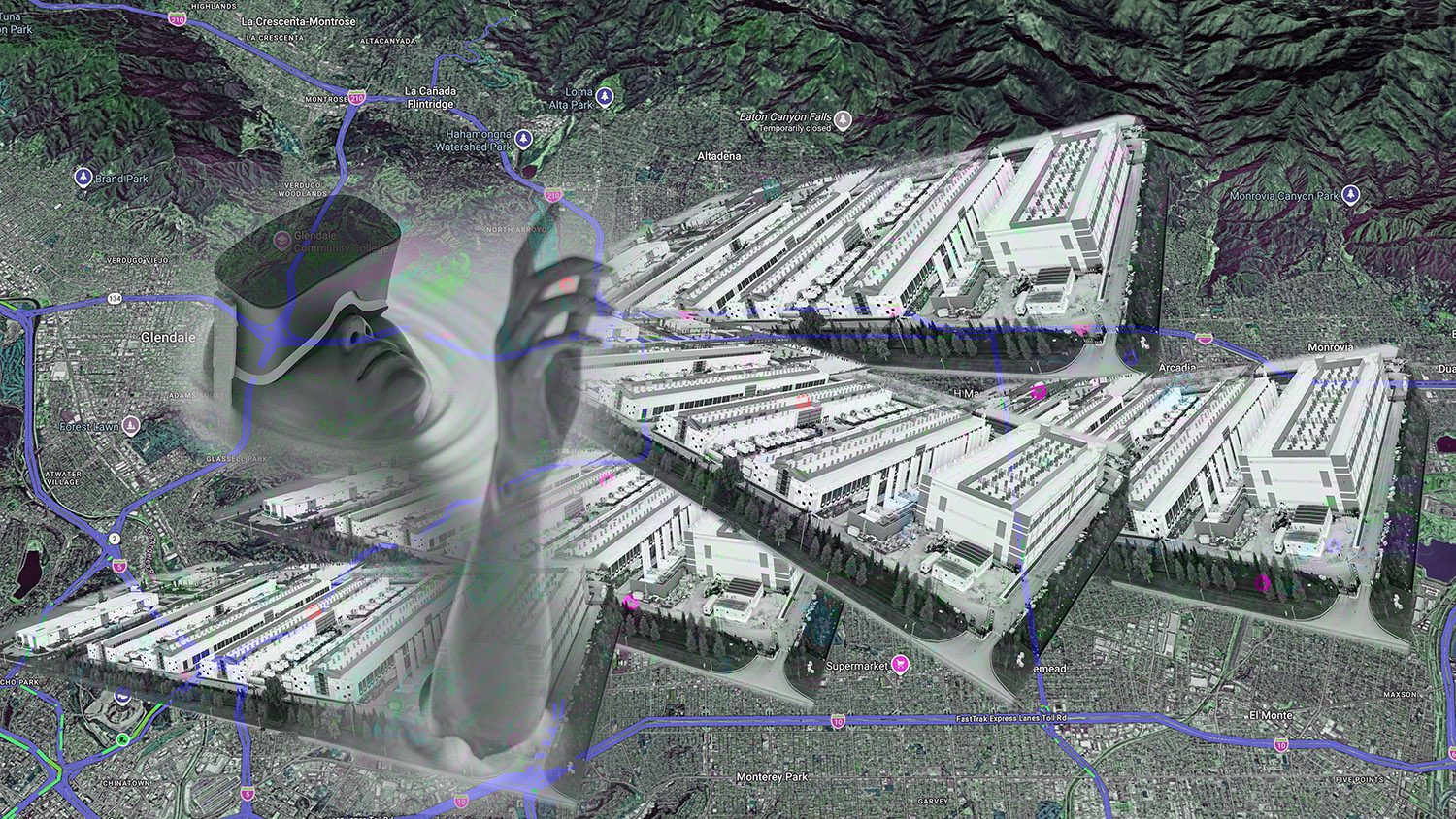 Graphic: The South Pasadenan | One Data Center build plan in Utah is 40,000 acres - Double the size of Pasadena, South Pasadena & San Marino Combined.