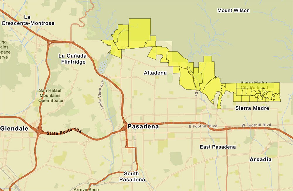 | The South Pasadenan | South Pasadena News County of Los Angeles Emergency MapThis map is intended for regional emergencies that pose significant threat to large numbers of people and/or property
