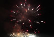 Families Gather for Fireworks Display at SPHS