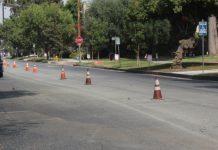 Sewer Line Project to Impact Streets Near Arroyo Vista Elementary Beginning Jan. 19 FILE PHOTO: Bill Glazier | SouthPasadenan.com | Construction work has resumed on El Centro Street this week after work was delayed due to high heat in recent days.