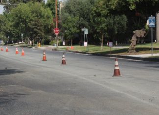 Sewer Line Project to Impact Streets Near Arroyo Vista Elementary Beginning Jan. 19 FILE PHOTO: Bill Glazier | SouthPasadenan.com | Construction work has resumed on El Centro Street this week after work was delayed due to high heat in recent days.